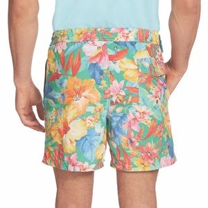 Vintage Polo Ralph Lauren Traveler Floral Swim Trunks Men's Small Pastel Shorts